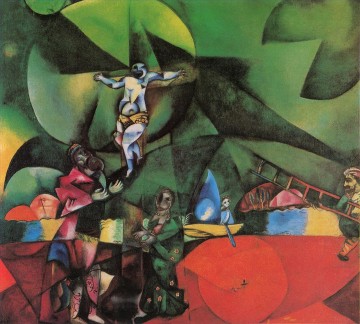 Marc Chagall Painting - Golgotha contemporary Marc Chagall